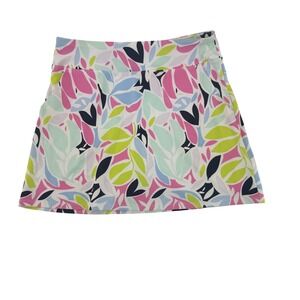 Tommy Bahama Golf Skort‎ S Floral Print Athleisure Activewear Mini Skirt